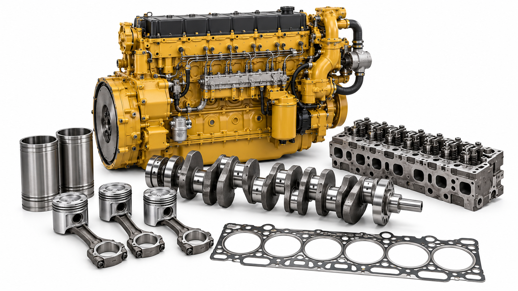 Engine & Komponen Overhaul Ngabang - Spare Part Alat Berat PT Asta Mitra Industri