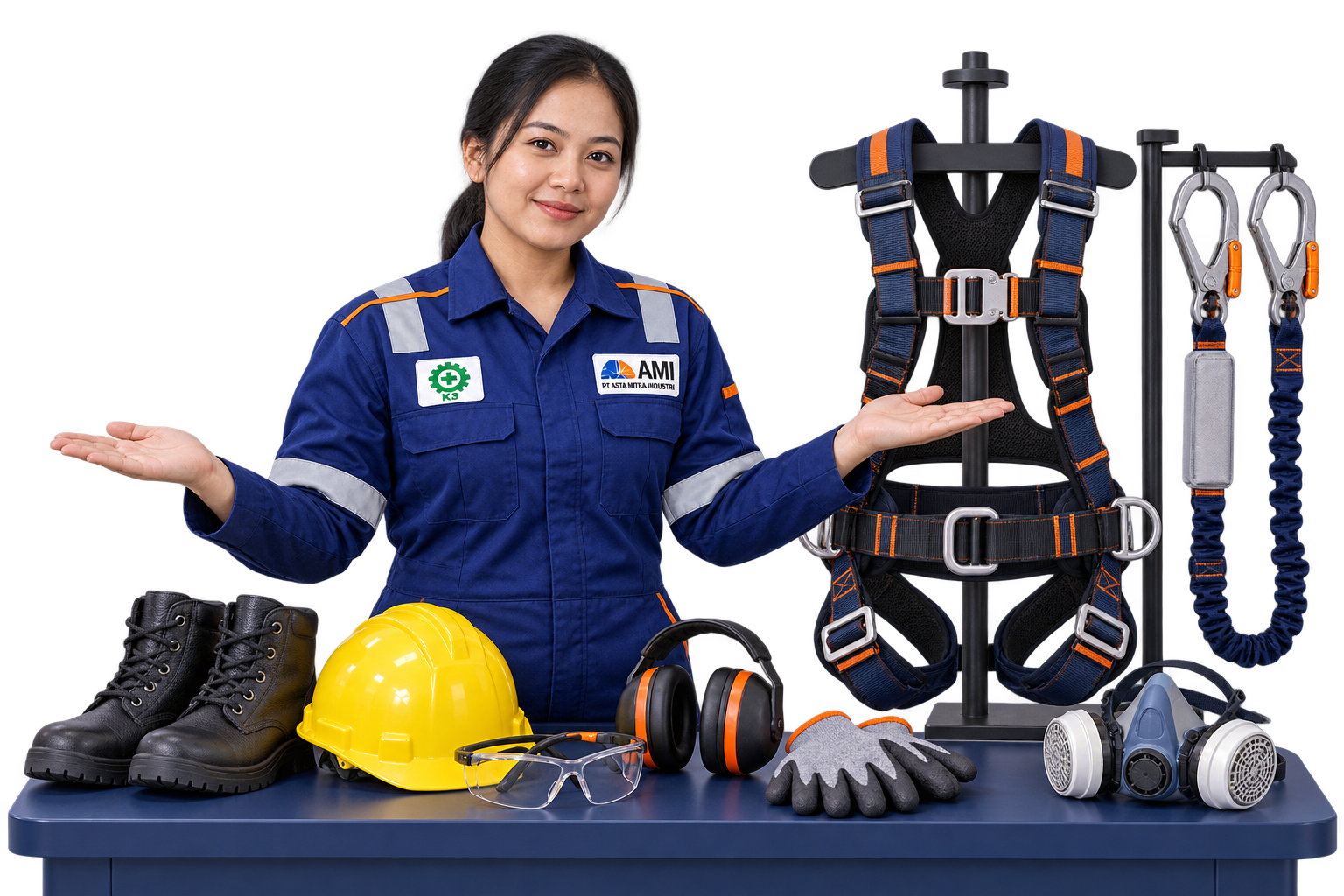 Model Perlengkapan Safety PT Asta Mitra Industri Supplier Alat Safety Tanjung Selor
