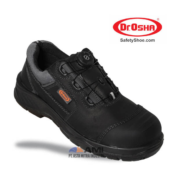 Dr.OSHA Viper Lace-Up – 3169 – Black – S1 Safety Shoe Sepatu Safety