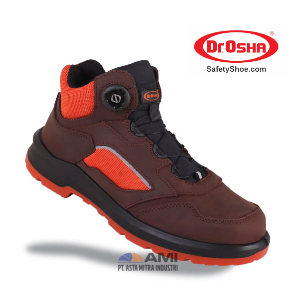 Dr.OSHA Neutron Quick Lace 3276 / 5276 / 7276 – Brown – S3 Waterproof Safety Shoe