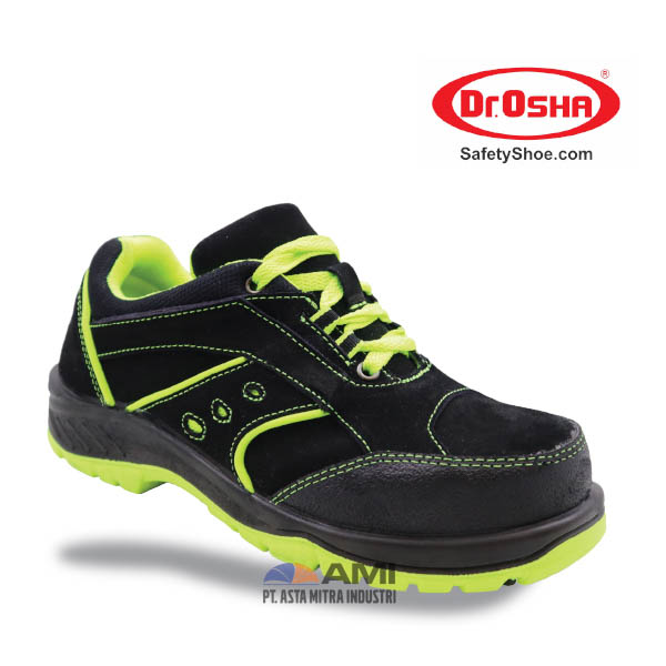 Dr.OSHA Xandar Lace-Up – 9173 – Neon Green – S1 Safety Shoe Sepatu Safety - Distributor Resmi PT Asta Mitra Industri