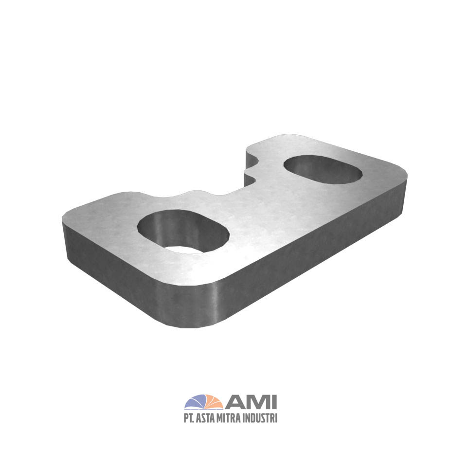 Penutup Keausan Strip Berslot dengan Tebal 10 mm