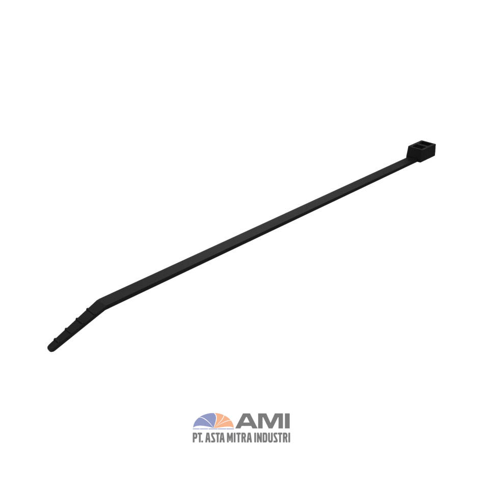 Penjepit Kabel Plastik Hitam dengan Panjang 210,00 mm - Distributor Resmi PT Asta Mitra Industri