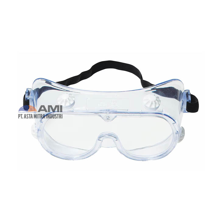 3M™ 334AF Chemical Splash Goggle 40661-00000-10DP, Clear Anti-Fog, 10 ea/Case - Distributor Resmi PT Asta Mitra Industri