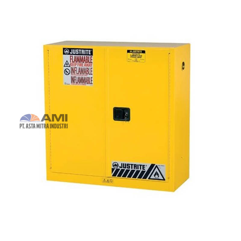 Justrite Flammables 30 Galon Yellow